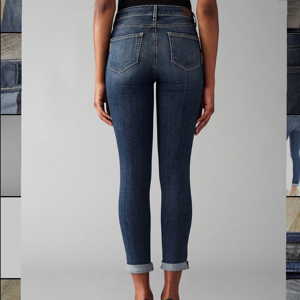 👖 PAIGE Hoxton Crop Rollup Jean